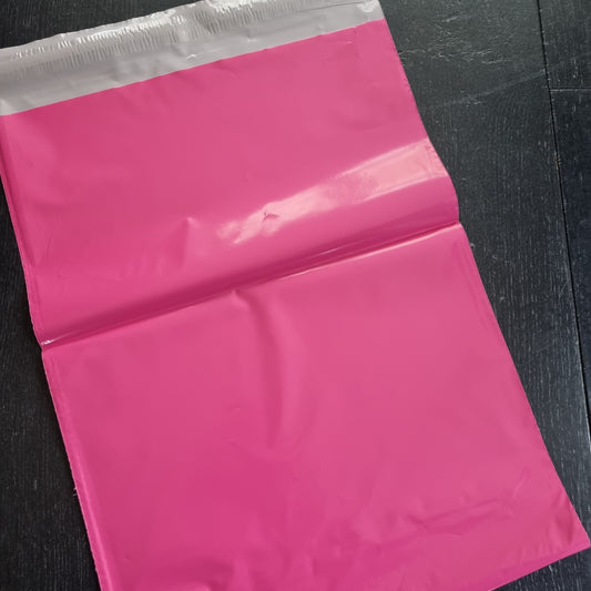 Verzendzakken effen roze