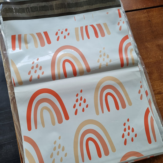 Verzendzakken regenboog oranje