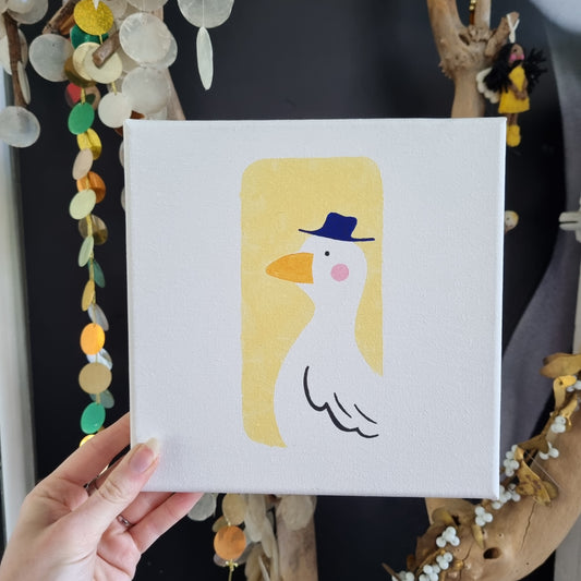 Schilderij Monsieur Canard