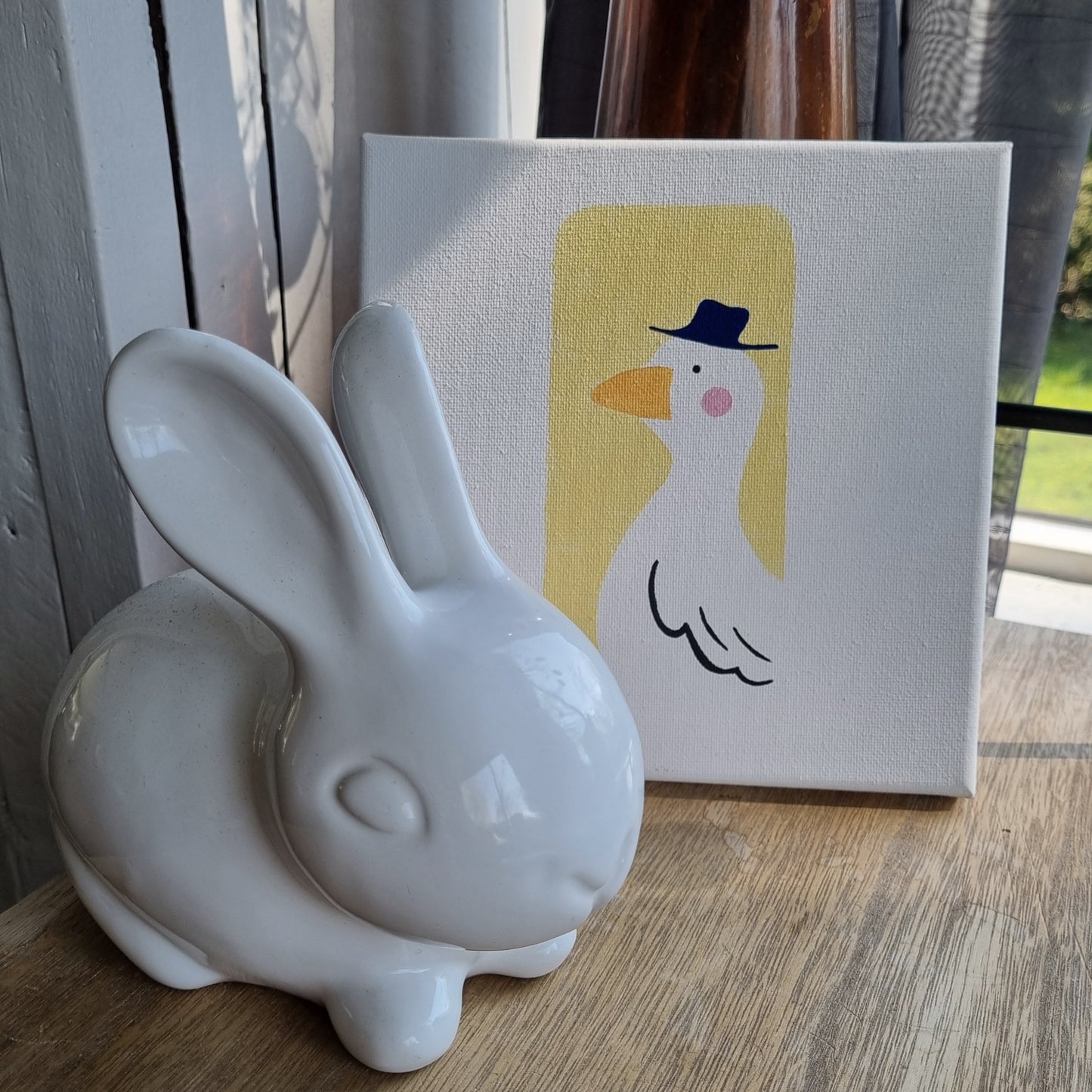 Schilderij Monsieur Canard