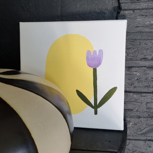 Schilderij Tulipe De Fond