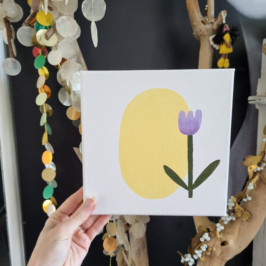 Schilderij Tulipe De Fond