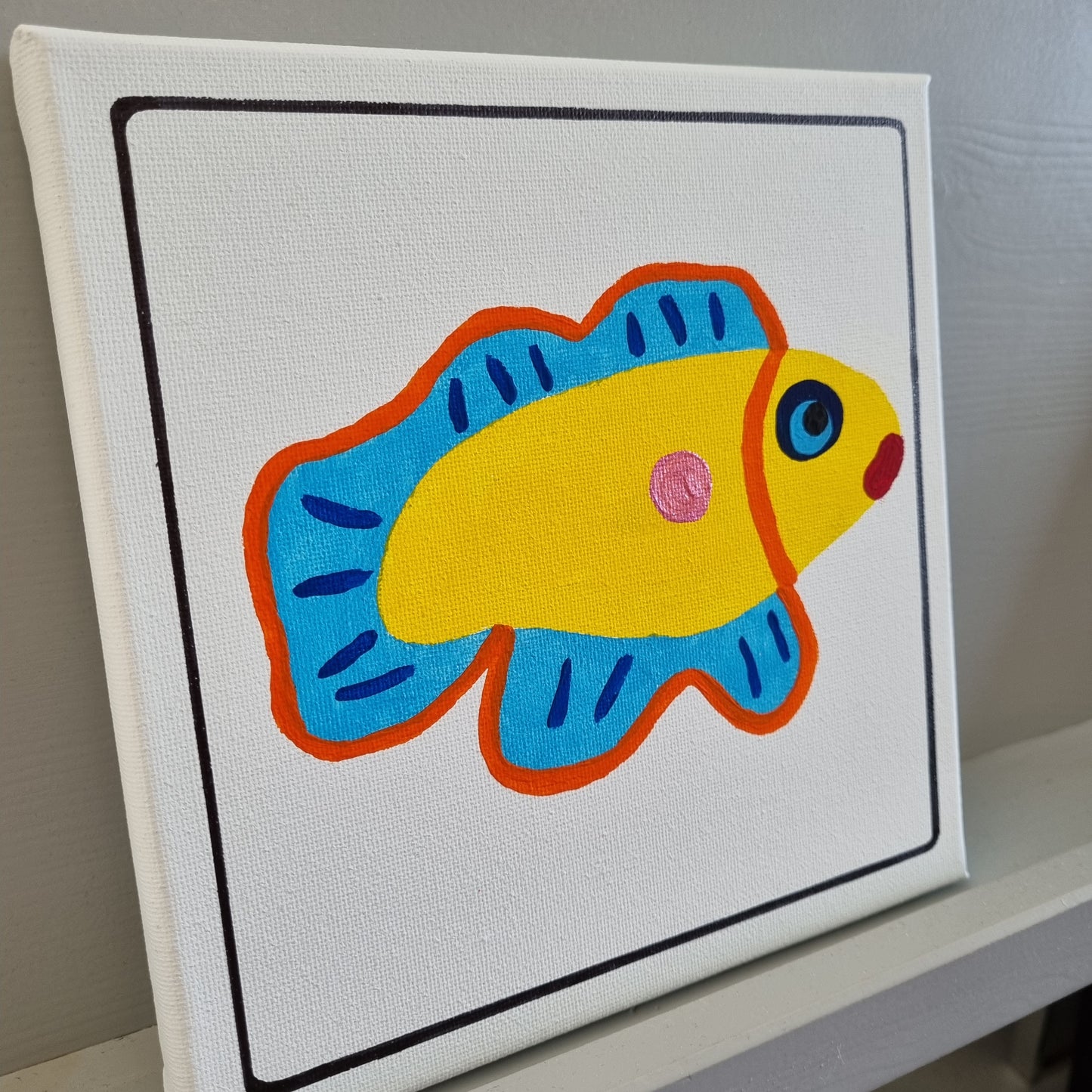 Schilderij Poisson Colloré