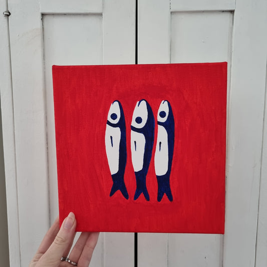 Schilderij Sardines