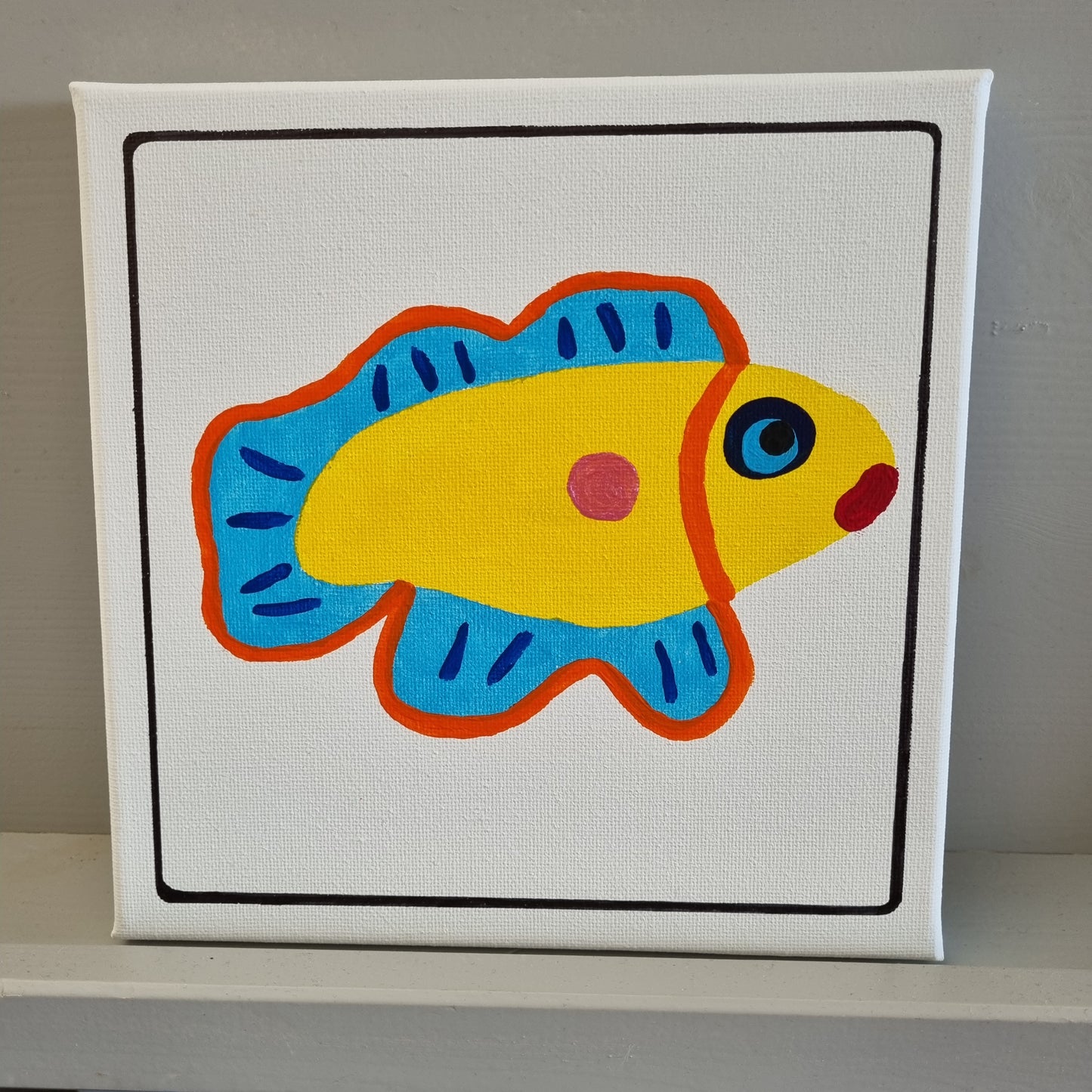 Schilderij Poisson Colloré