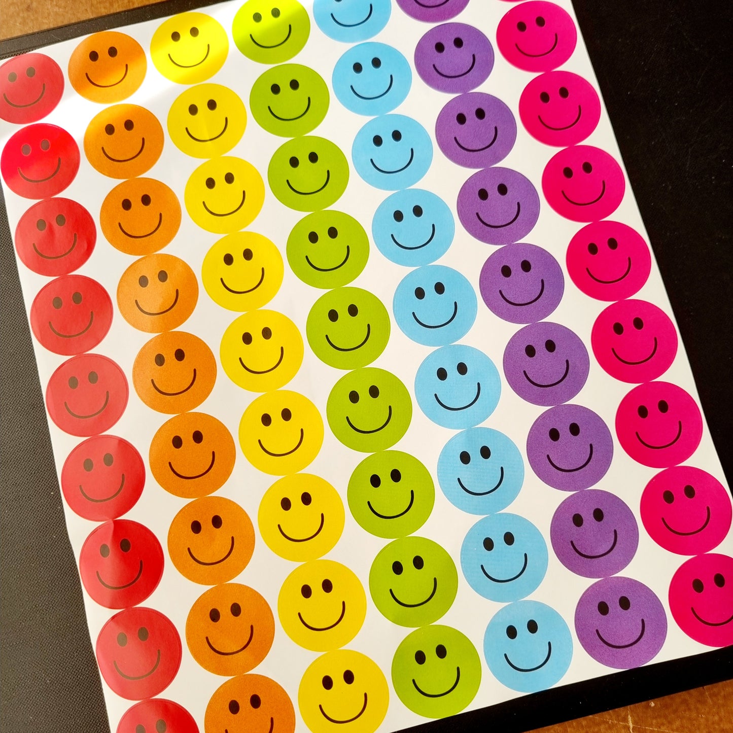 Stickervel smileys